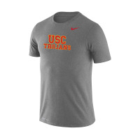 USC Trojans Men's Nike Heather Gray White Dri-FIT Legend T-Shirt
